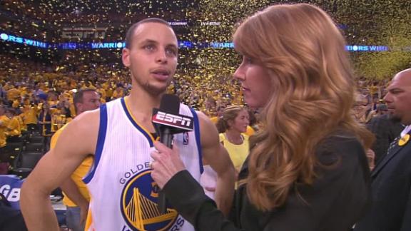 Video - Curry After Warriors' Game 4 Win