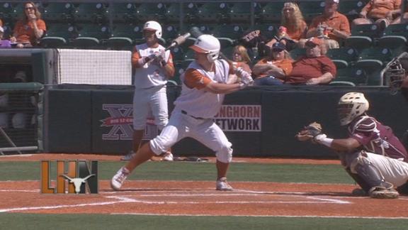 Texas Baseball Sweeps Doubleheader
