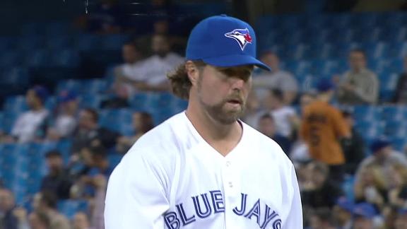 Video - Dickey, Blue Jays Topple Giants