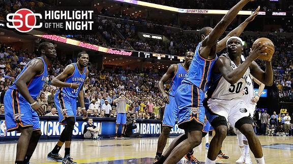 Video - Grizzlies Push Thunder To Brink With OT Win