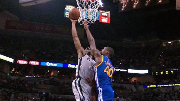 Video - Leonard Dunks On Barnes
