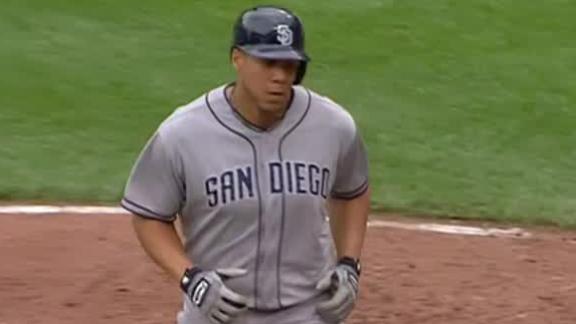 Padres use 17 hits to seal sweep of Orioles