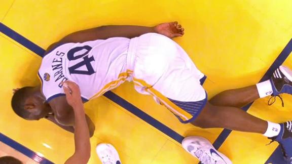 Video - Harrison Barnes Hits The Floor Hard