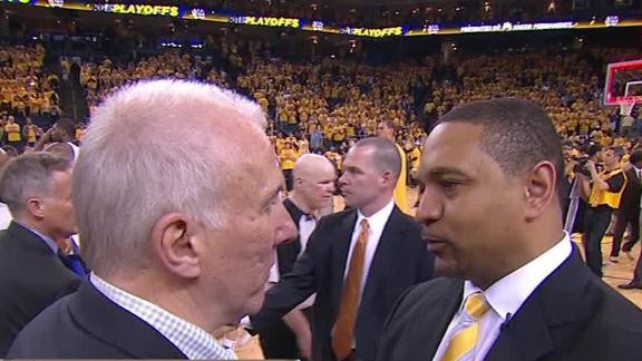 Spurs KO Warriors, head to West finals