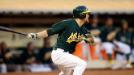 Moss' RBI Triple Lifts Athletics