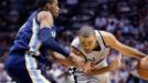 San Antonio domin� a los Grizzlies por 22 puntos en el primer partido de la Final de Conferencia.