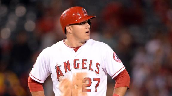 Trout hits for cycle as Angels drub Mariners