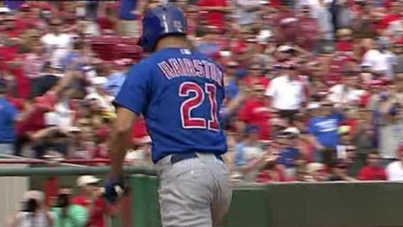 Cubs rally from 4-run deficit, top Reds in 10