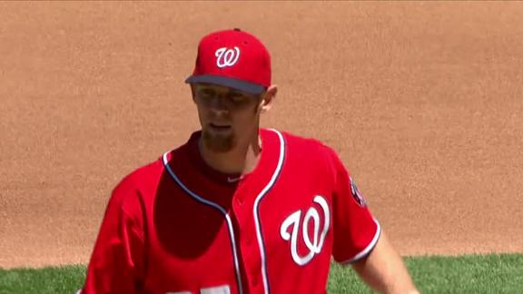 Nats' Harper out of lineup to rest sore knee