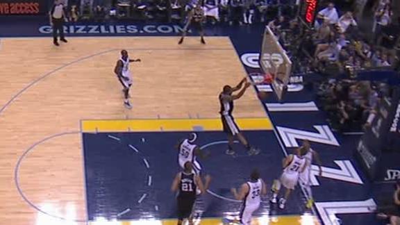 Video - Kawhi Leonard two-handed slam