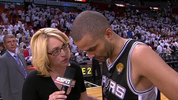 Parker leads Spurs by Heat in Finals opener