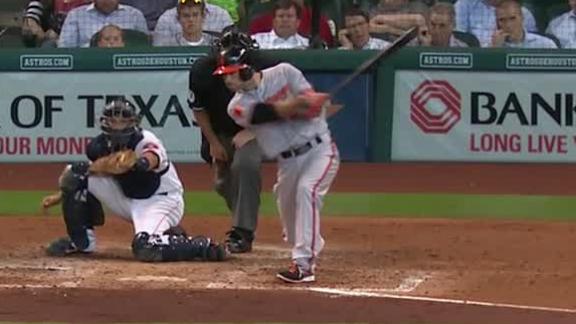 Hardy's four hits carry Orioles past Astros