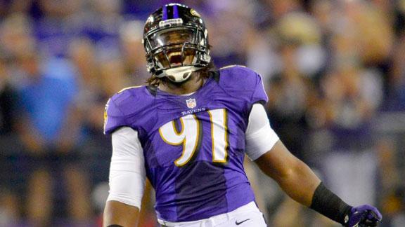 John Harbaugh says Upshaw eats too much