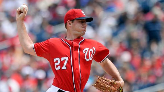 Zimmermann gets 9th win as Nationals cruise