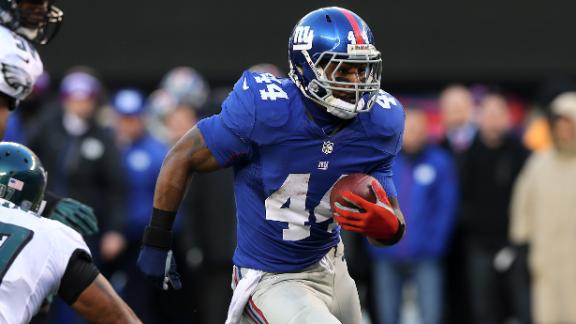 Ex-Giants RB Bradshaw agrees with Colts