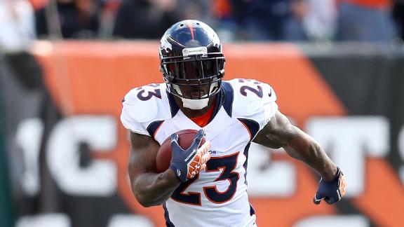 Broncos cut former starting RB McGahee