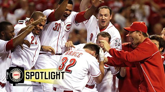 Video - Bruce's Walk-Off Blast Lifts Reds