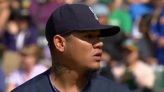 Video - Hernandez, Mariners Blank Athletics