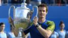El escoc�s Andy Murray super� al croata Marin Cilic, �ltimo campe�n, por 5-7, 7-5 y 6-3 para quedarse con el t�tulo del ATP de Queen�s por tercera vez en su carrera.