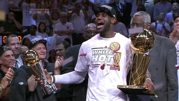 LeBron named NBA Finals MVP for 2nd time