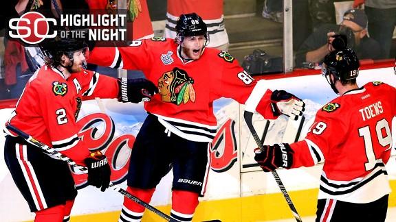 2013 Stanley Cup finals - Chicago Blackhawks' Jonathan Toews sits out third period with upper body injury - ESPN Chicago