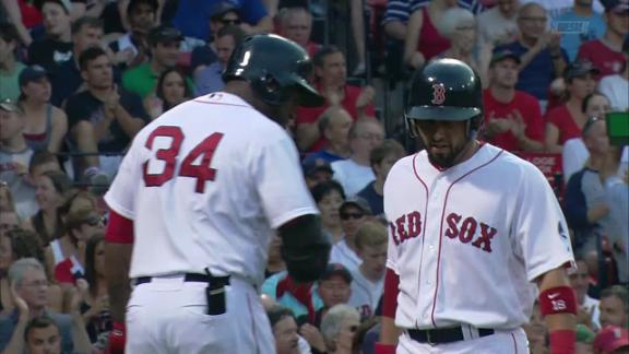 Pedroia's 4 RBIs help Red Sox rout Rockies