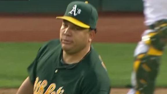 Colon wins 8th start in row, A's beat Cards