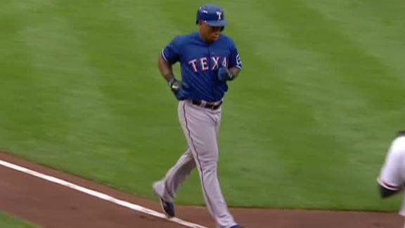 Beltre launches 2 as Rangers drop Orioles