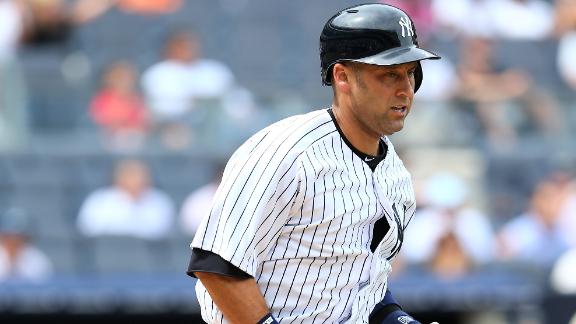Jeter has quad strain, out until after break