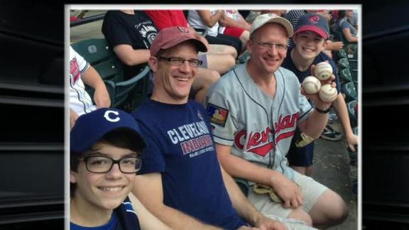 Ball four: Indians fan scoops up 4 foul balls
