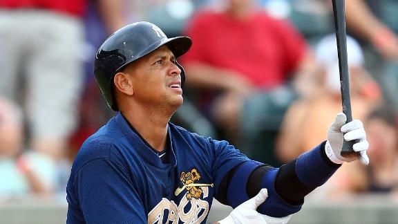 MRI shows A-Rod has Grade 1 quad strain