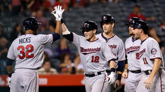 7-run 10th inning sends Twins past Angels
