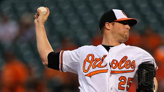 Norris guides O's to win over former team