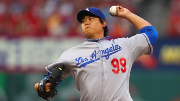 Ryu goes 7 strong innings to boost Dodgers