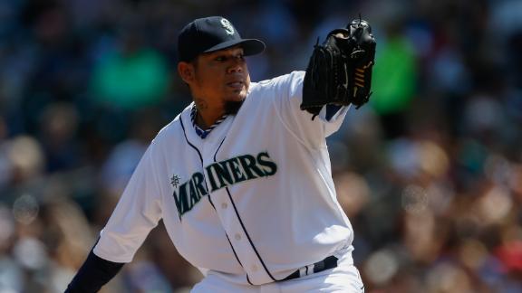 King Felix notches 12th win, blanks Brewers