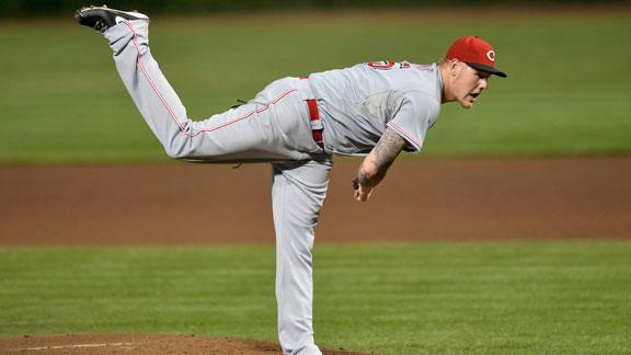 Latos helps Reds to shutout of Wood, Cubs