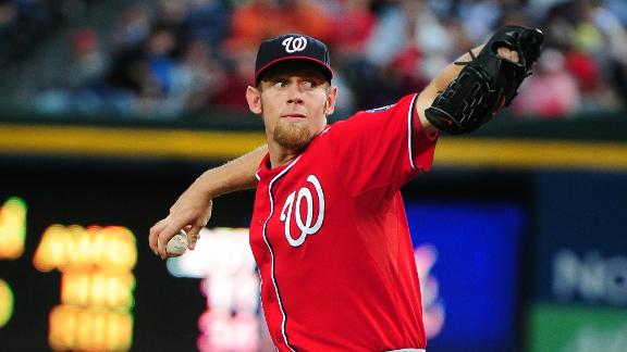 Strasburg ejected in 2nd; Nats prevail in 15