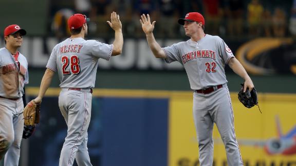 Reds' Bailey tosses gem against Brewers