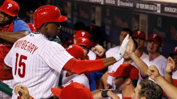Phillies use long ball to slide past Rockies