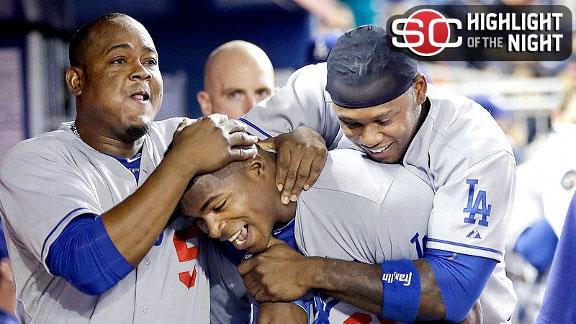 Puig hits go-ahead HR in 8th following fine