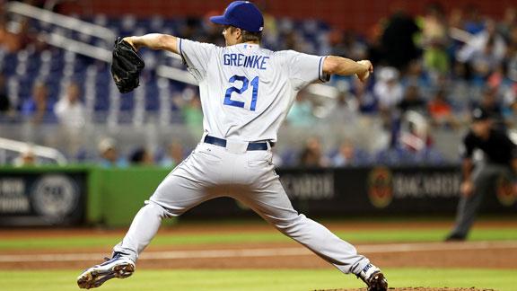 Greinke sharp again as Dodgers top Marlins