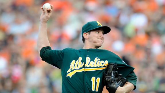 Crisp HR snaps tie as Parker, A's edge O's