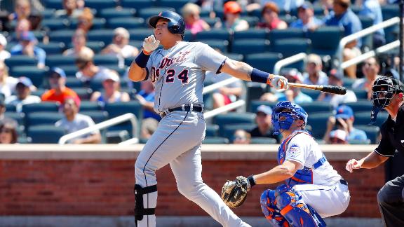 Cabrera homers again as Tigers pound Mets