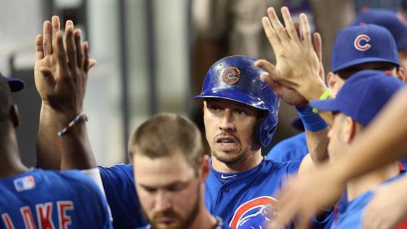 Cubs hold on to topple Kershaw, Dodgers