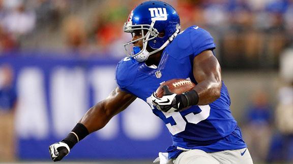 Source: Giants RB Brown to miss 4-6 weeks