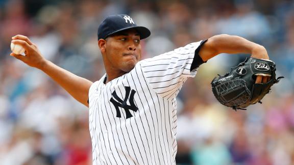 Yanks' Nova gets 1st career shutout vs. O's