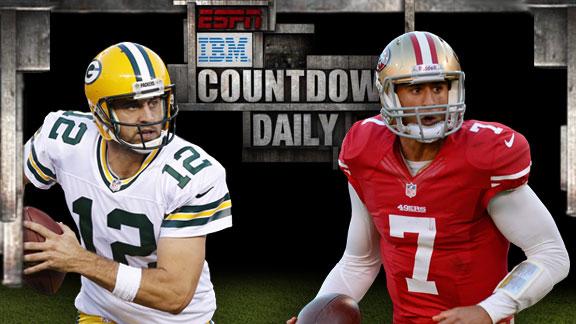 Kaepernick goes for 412 as Niners top Pack