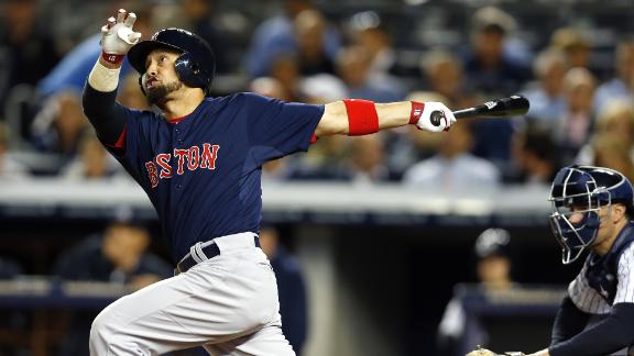 Red Sox storm by Yanks behind Napoli's slam