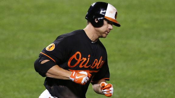 Davis hits 48th HR, backs Feldman's shutout