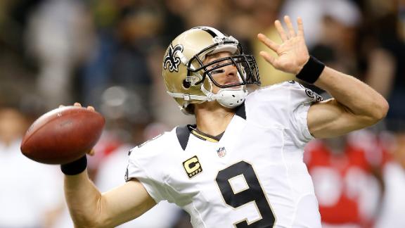 Brees, Saints hold off Falcons in Payton's return